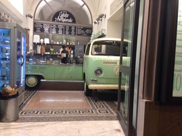 The geletaria (gelato shop)
